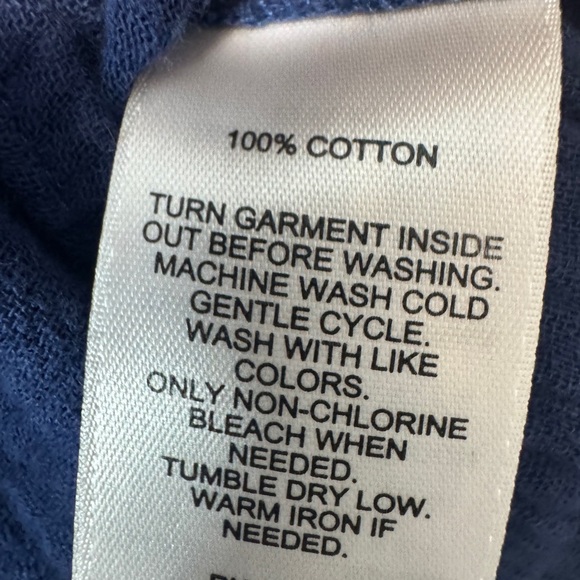 Vineyard Vines Strappy Cross Back Coverup Dress Blue - Picture 6 of 8